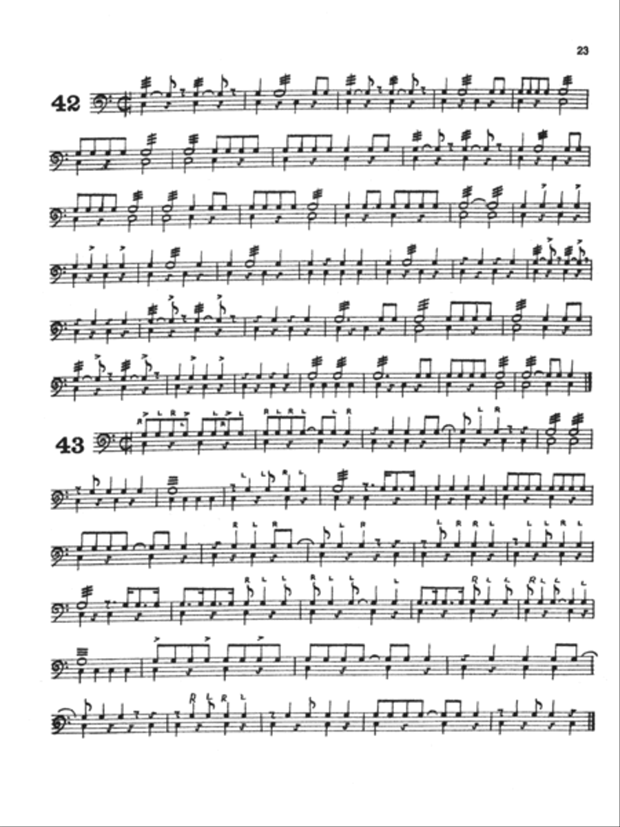 Modern Drum Studies Percussion scores gallery preview page 9