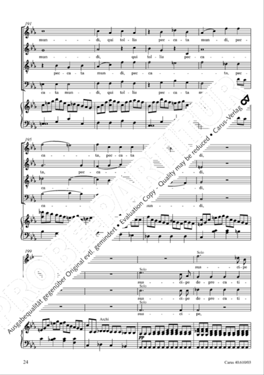 Theresienmesse in B 4-Part scores gallery preview page 25