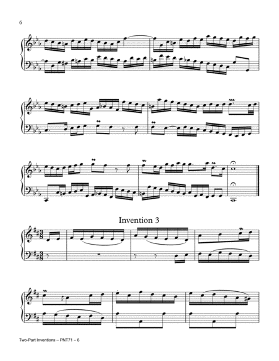 Two-Part Inventions (Complete) Piano Method scores gallery preview page 6