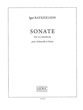 Book cover for Sonate En La Mineur Pour Violoncelle Et Piano