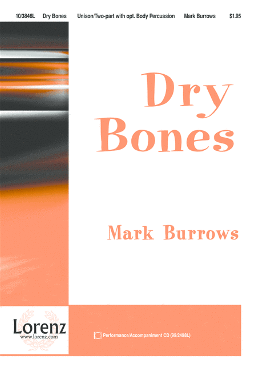 Dry Bones Dry Bones Unison Choir scores gallery preview page 2