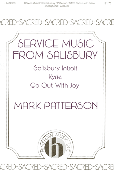 Service Music from Salisbury image number null