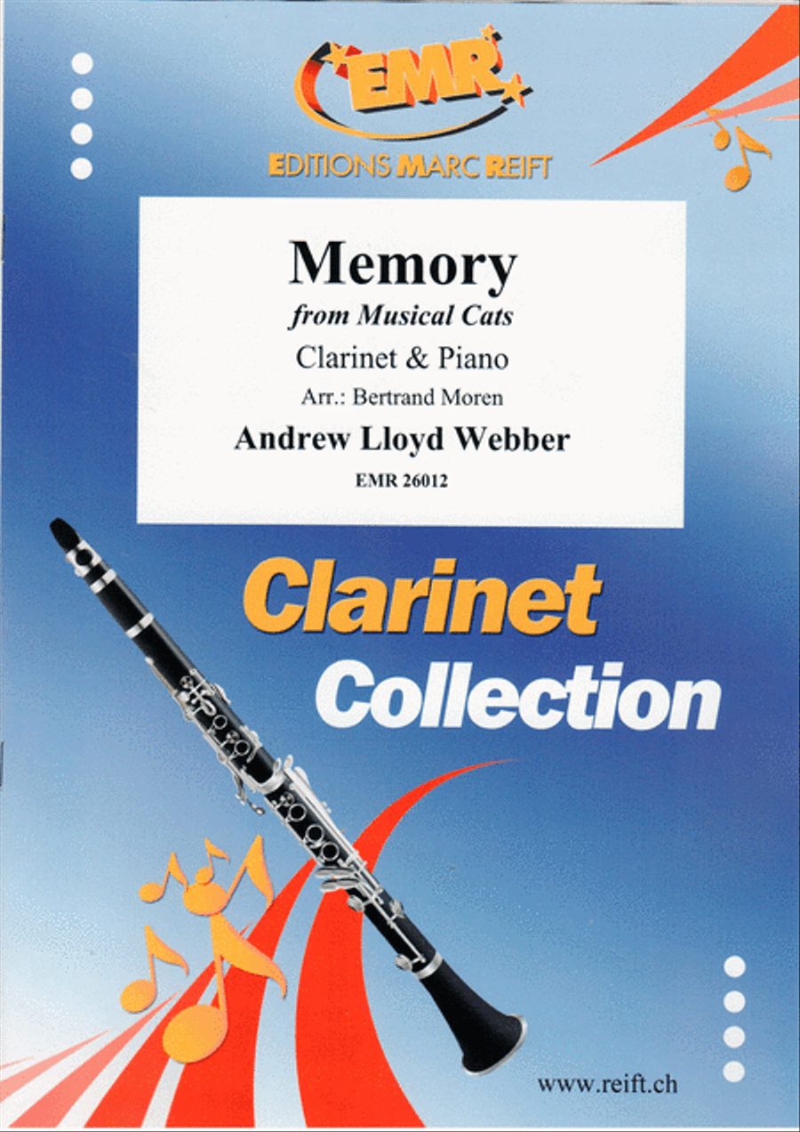 Memory Clarinet Solo scores gallery preview page 1