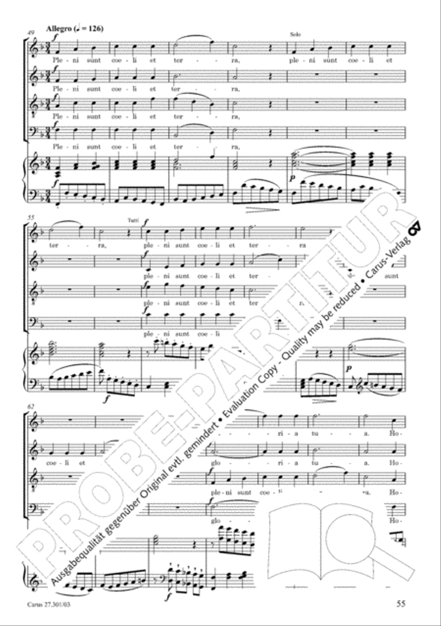 Requiem in F minor Requiem in F minor 4-Part scores gallery preview page 60