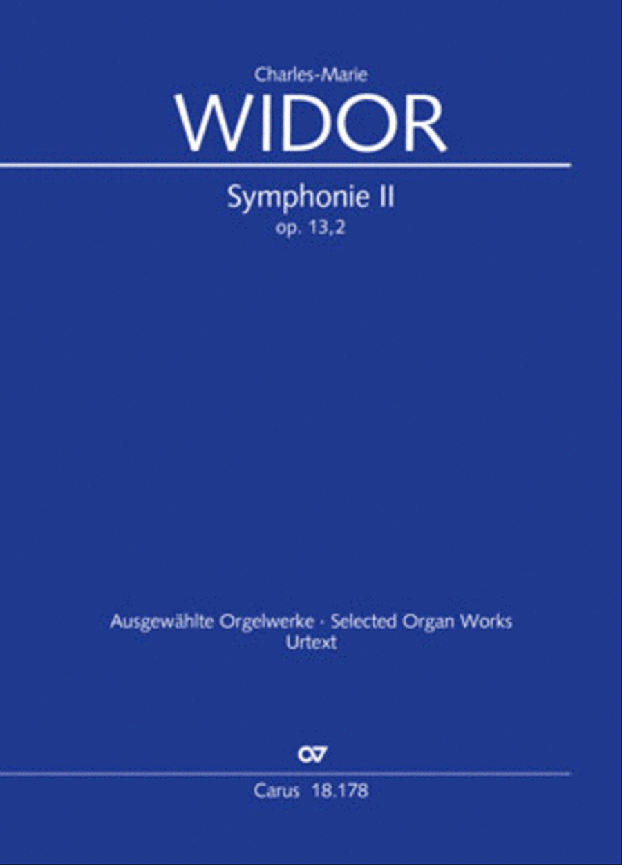 Symphonie No. II pour Orgue