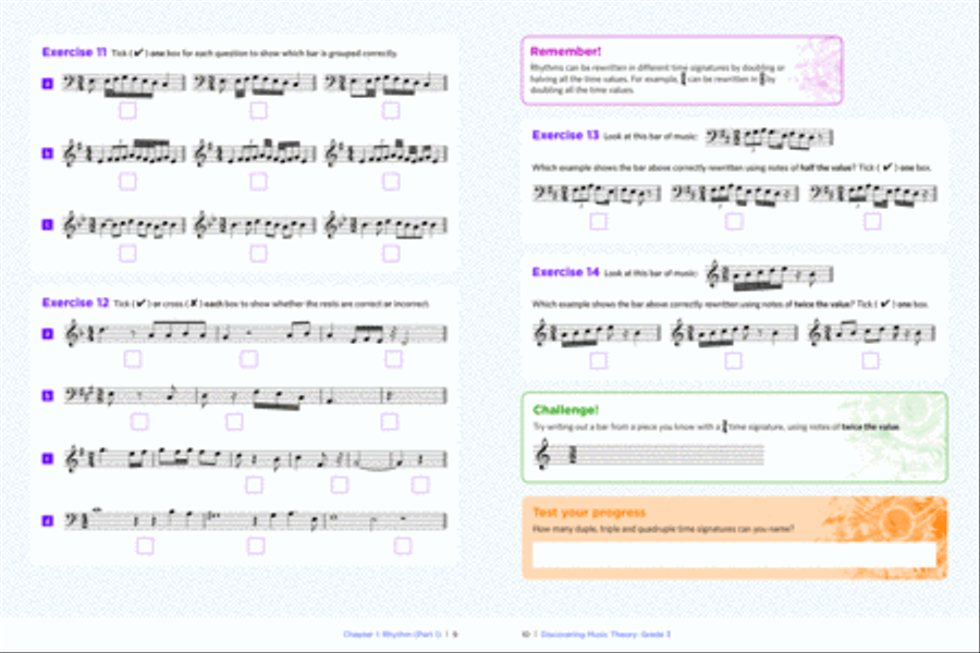 Discovering Music Theory Workbook Activity Books scores gallery preview page 5