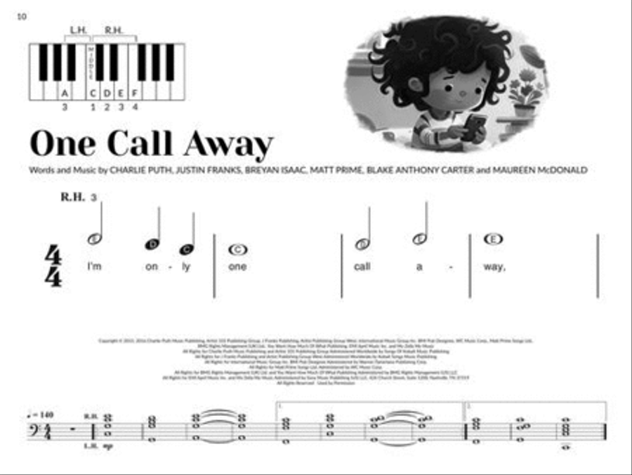 Piano Songs for the Very Beginner Easy Piano scores gallery preview page 5