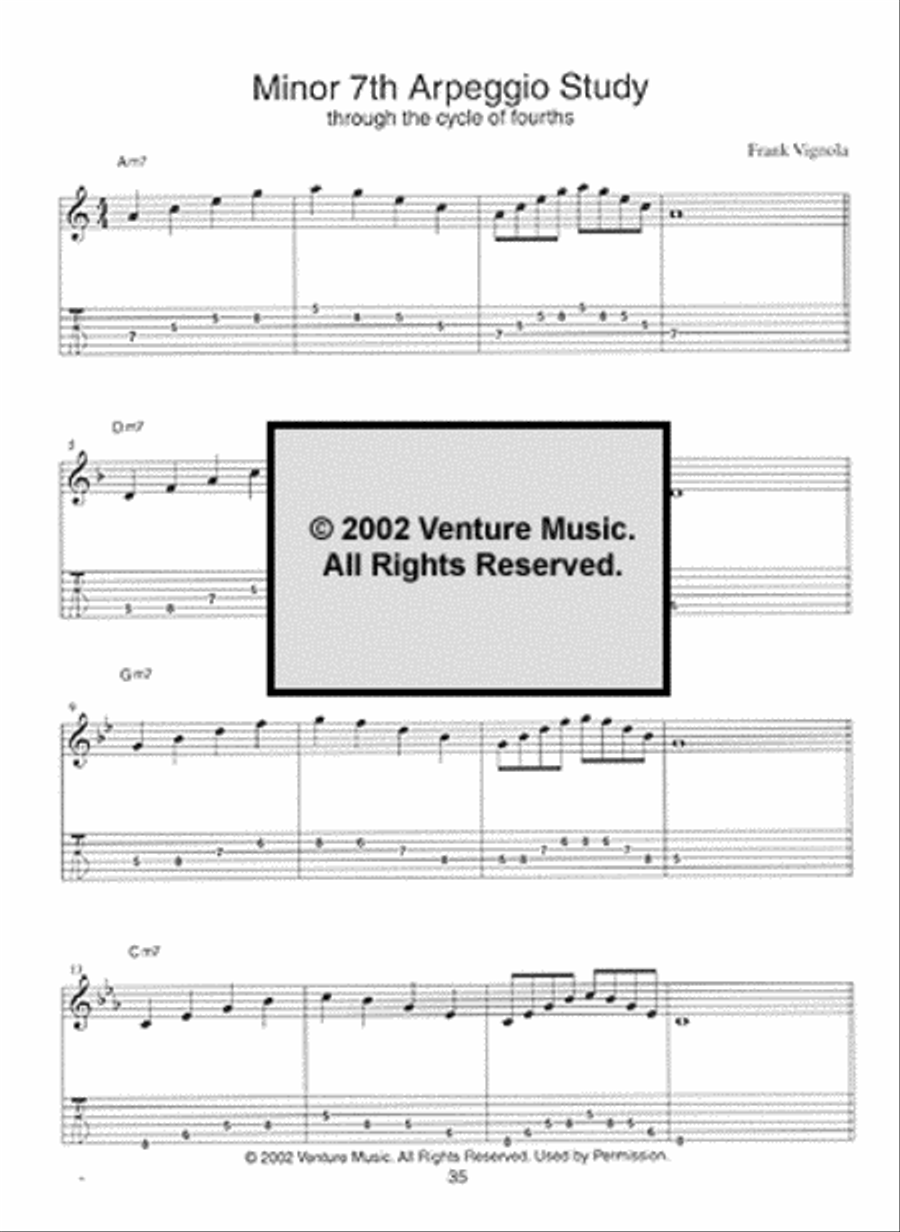 Complete Arpeggio Study Method Electric Guitar scores gallery preview page 4