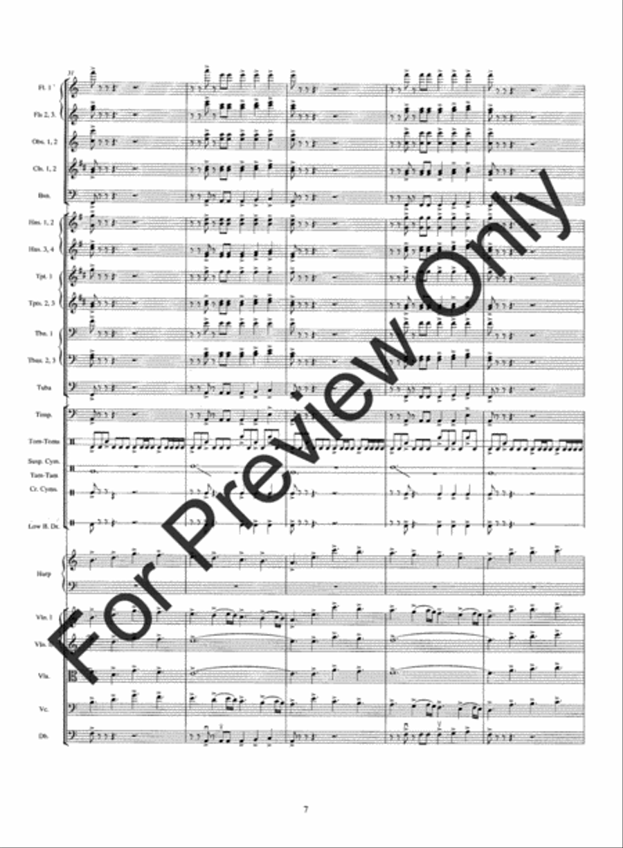 Warrior's Run String Orchestra scores gallery preview page 10