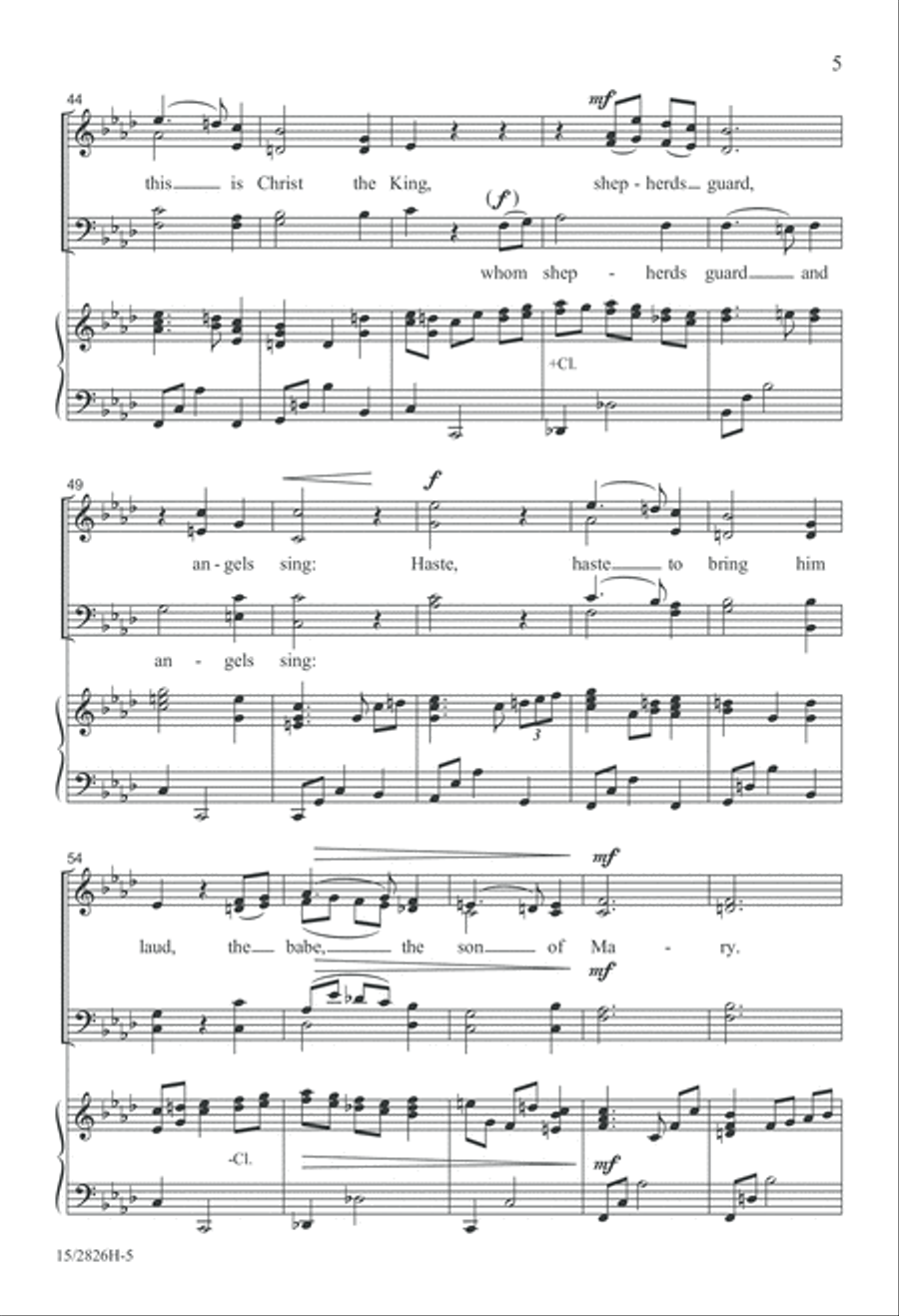 What Child Is This What Child Is This 4-Part scores gallery preview page 5