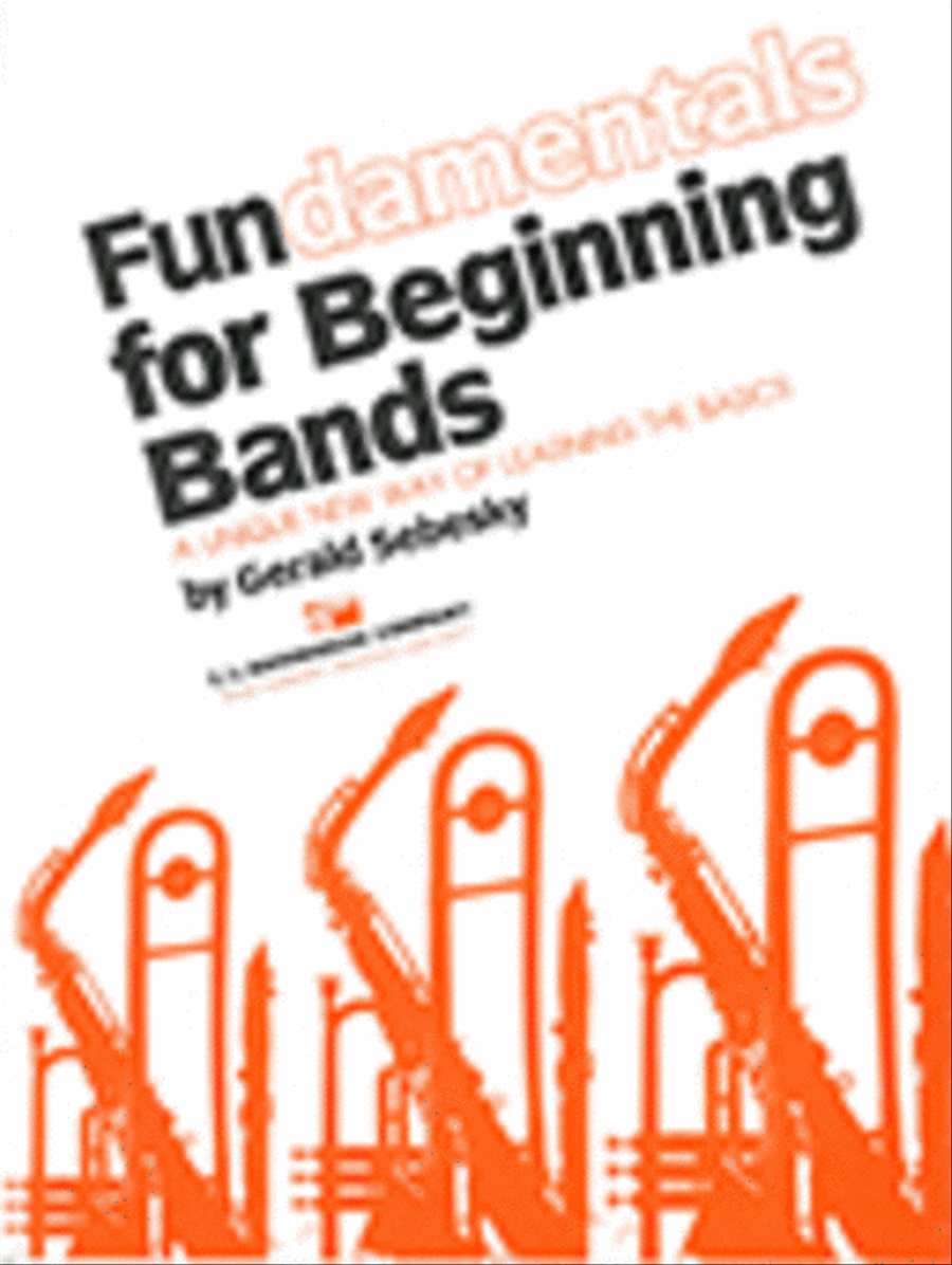 Fundamentals for Beginning Bands Concert Band Methods scores gallery preview page 1