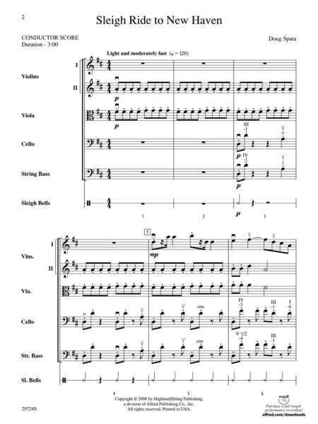 Sleigh Ride to New Haven (Score only) image number null