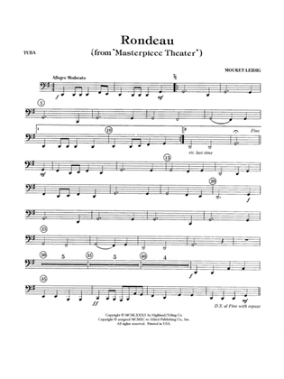 Rondeau (Theme from Masterpiece Theatre): Tuba