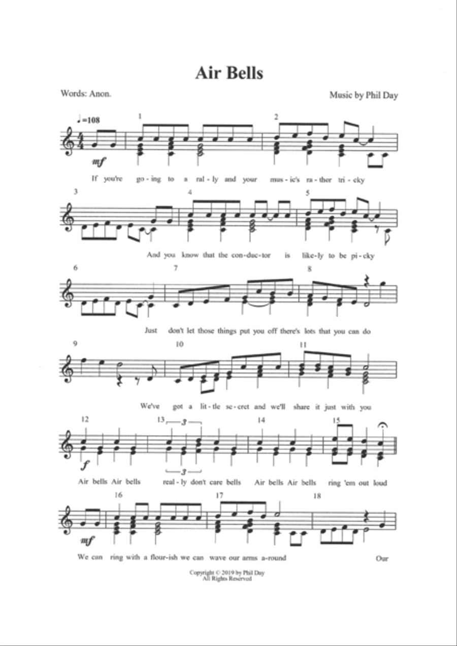 Handbell music shop for 12 bells