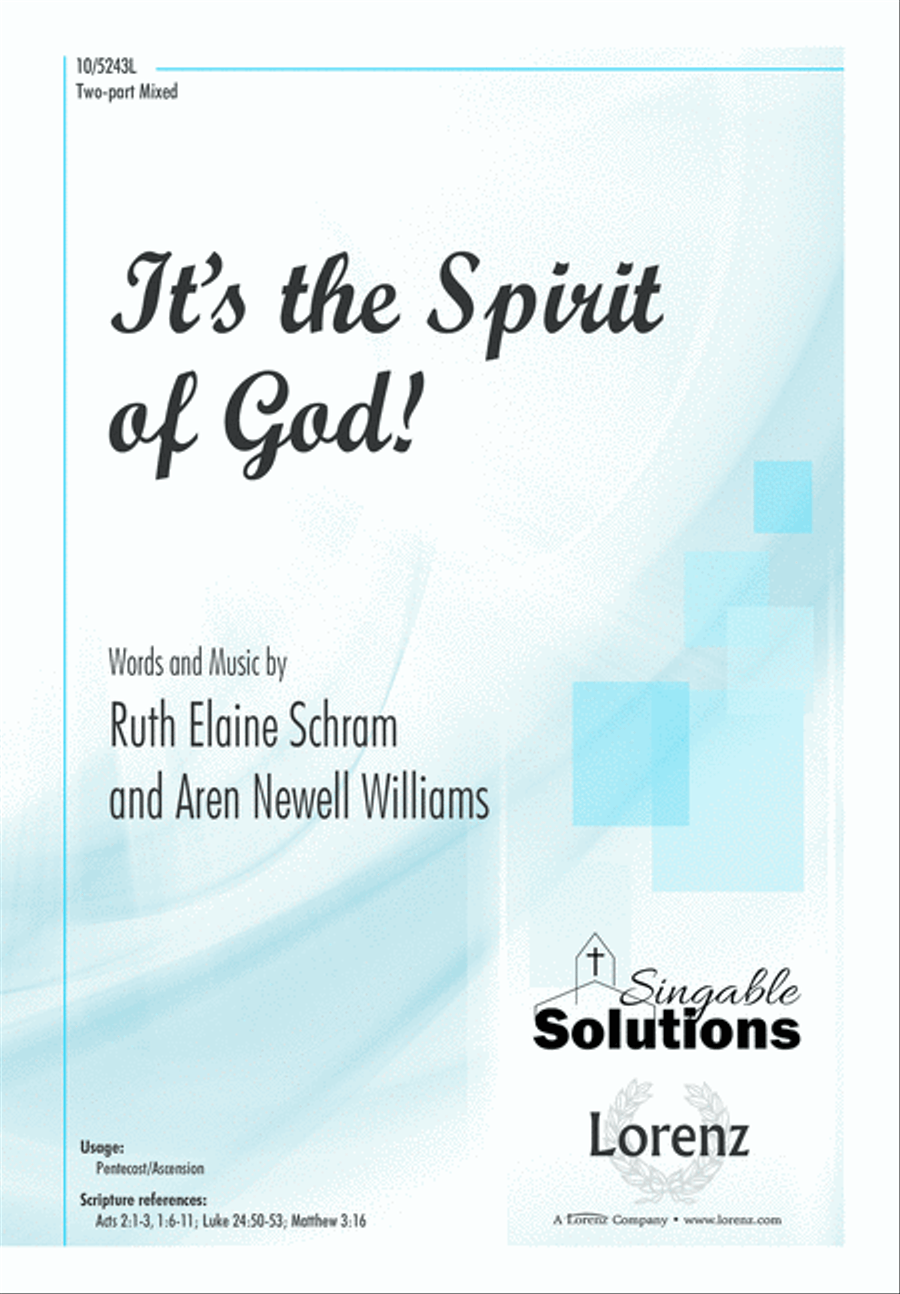 It's the Spirit of God! 2-Part scores gallery preview page 1