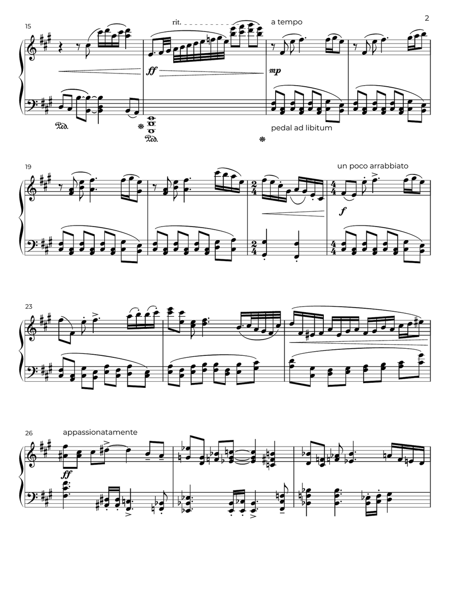 I Had A Dream About You Piano scores gallery preview page 2