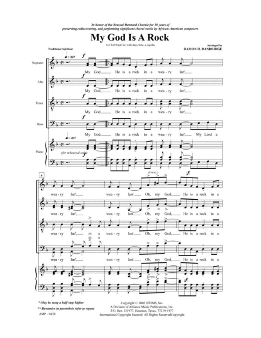 My God Is a Rock Divisi scores gallery preview page 6