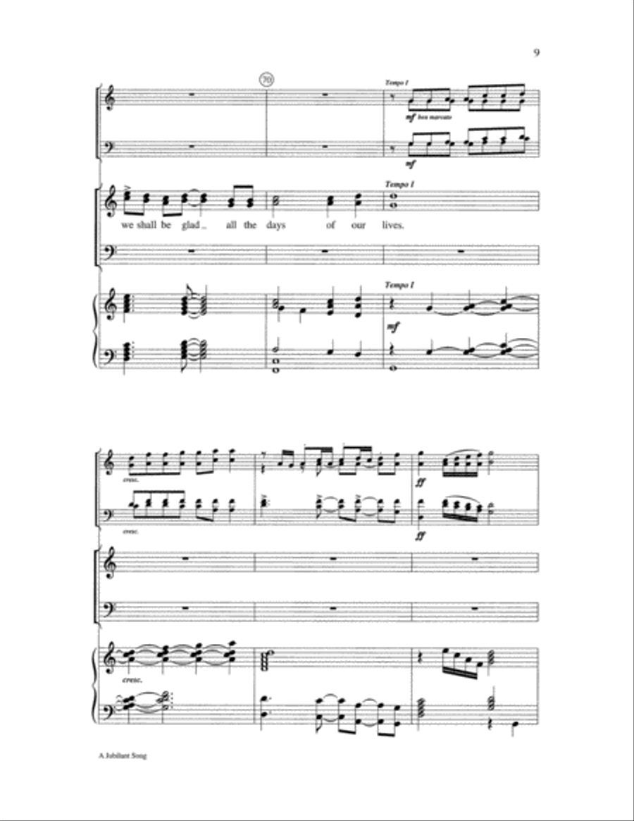A Jubilant Song A Jubilant Song SSA scores gallery preview page 10