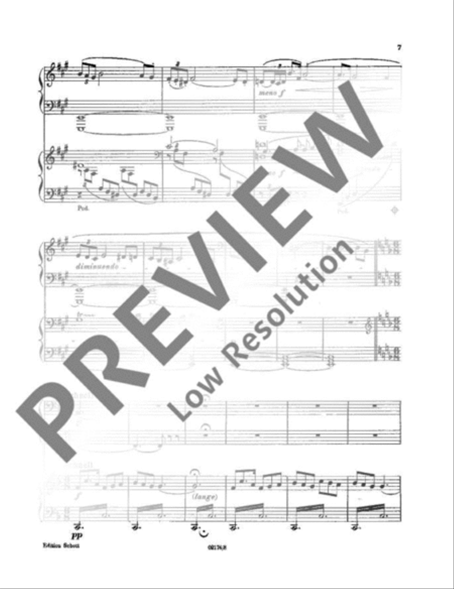 Siegfrieds Rheinfahrt Piano Duet scores gallery preview page 10