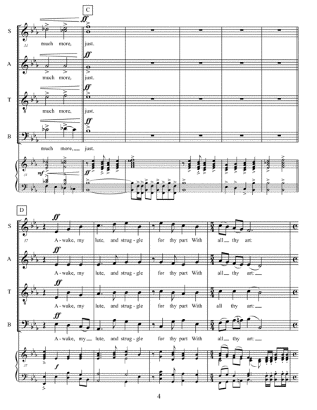 Easter - choral score