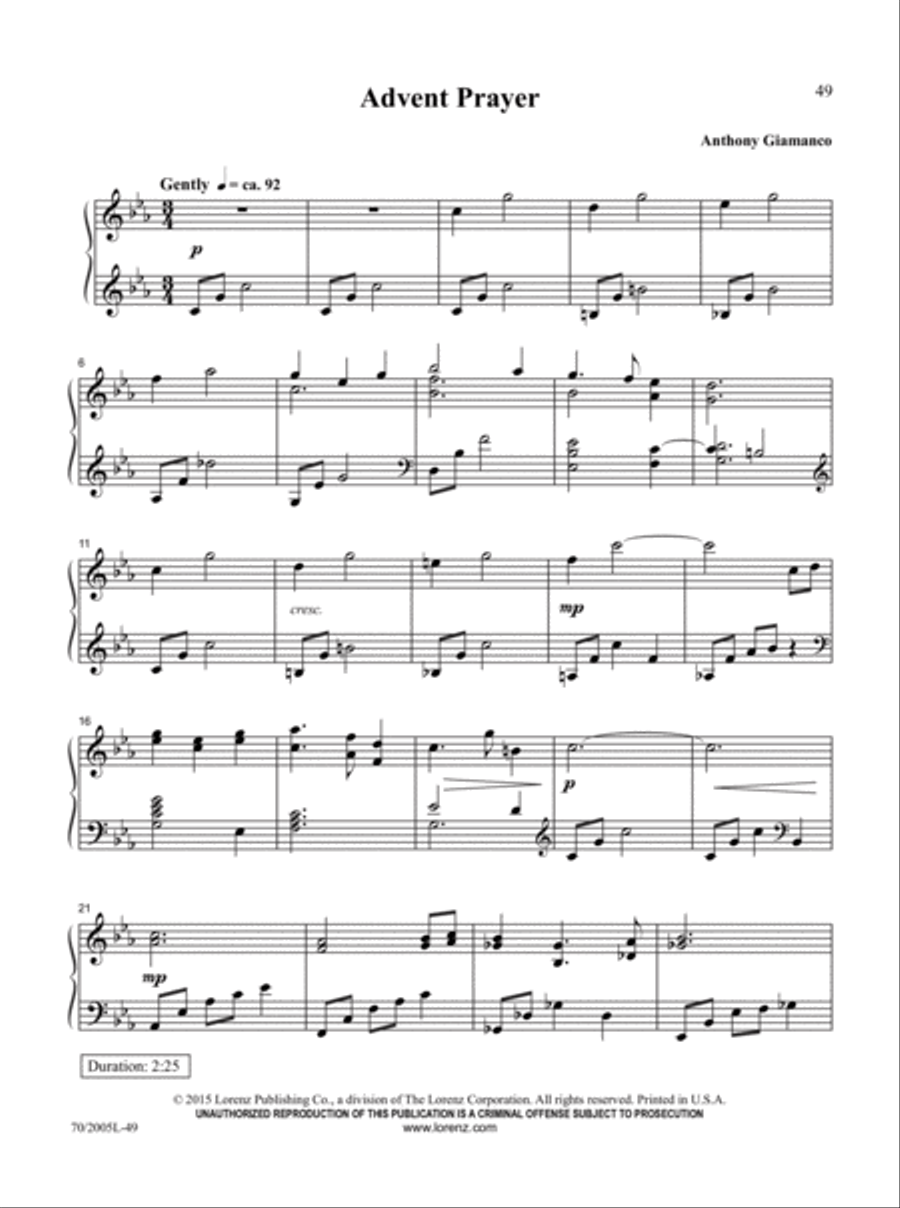 The Church Pianist's Library, Vol. 19 Piano Solo scores gallery preview page 18