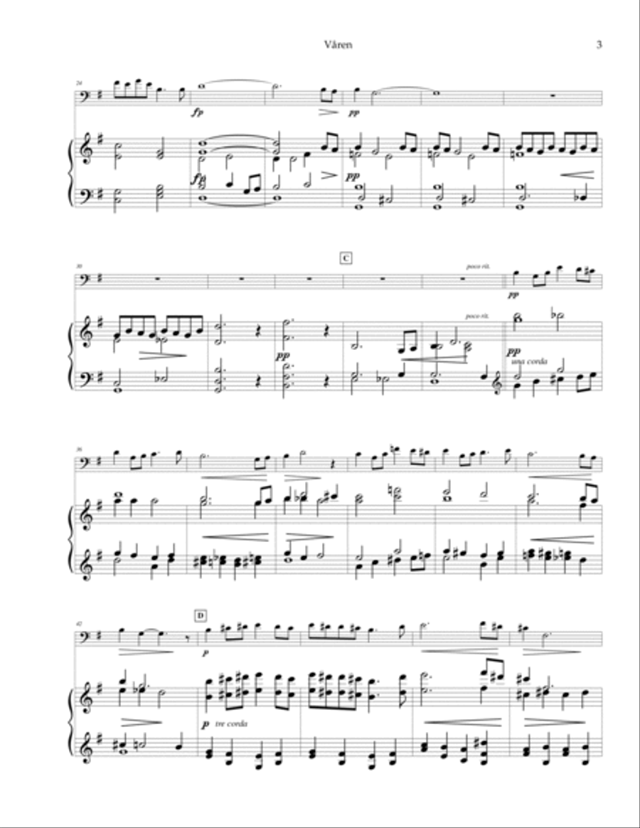 Våren (The Last Spring) Bassoon scores gallery preview page 3