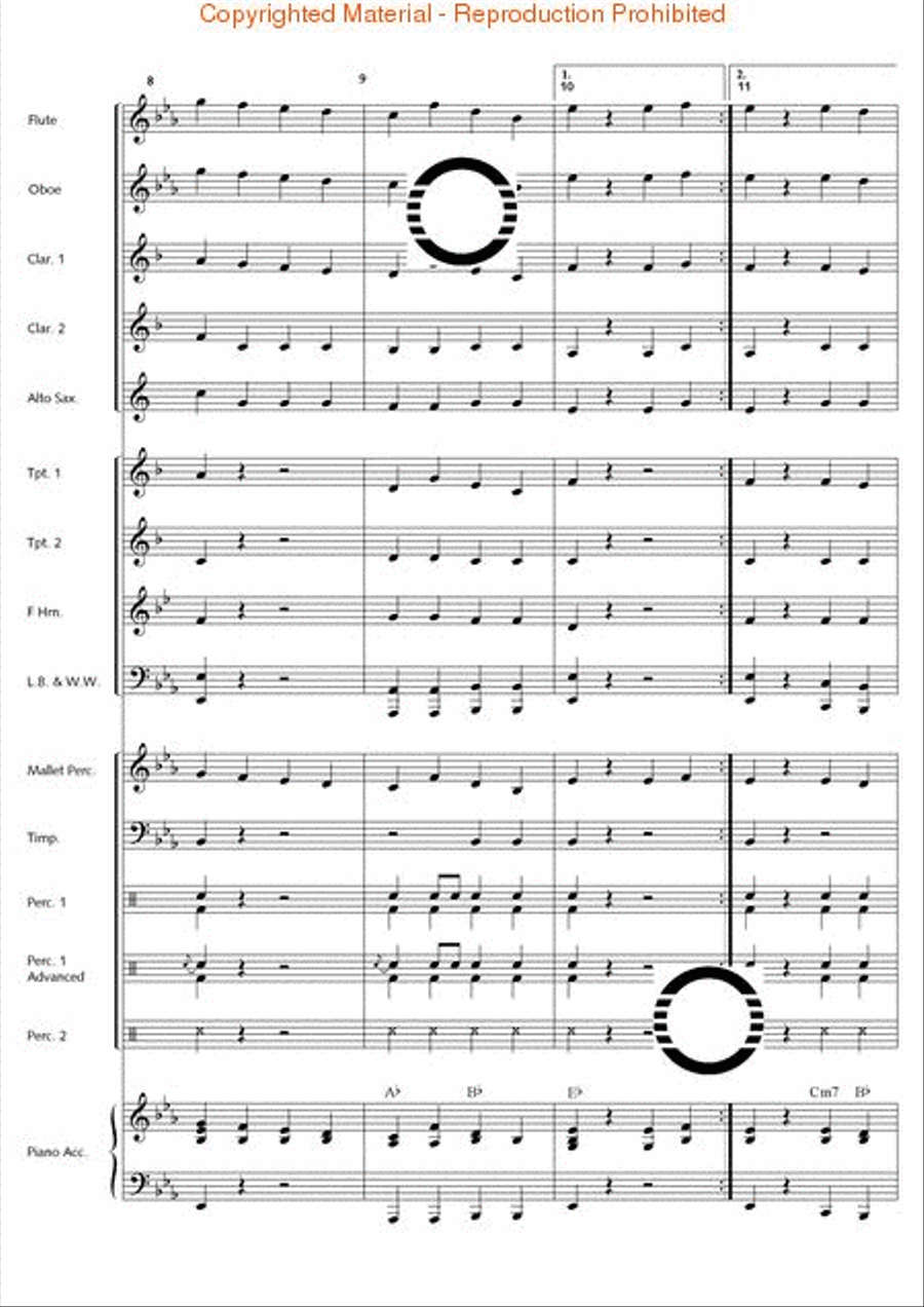 1st Classic Suite Concert Band scores gallery preview page 4
