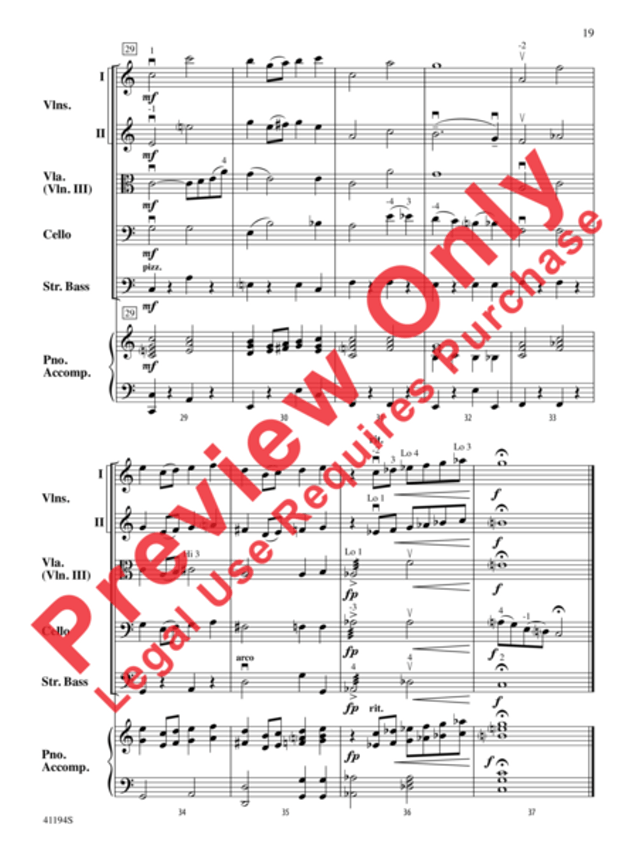 The Wizard of Oz, Suite from String Orchestra scores gallery preview page 20