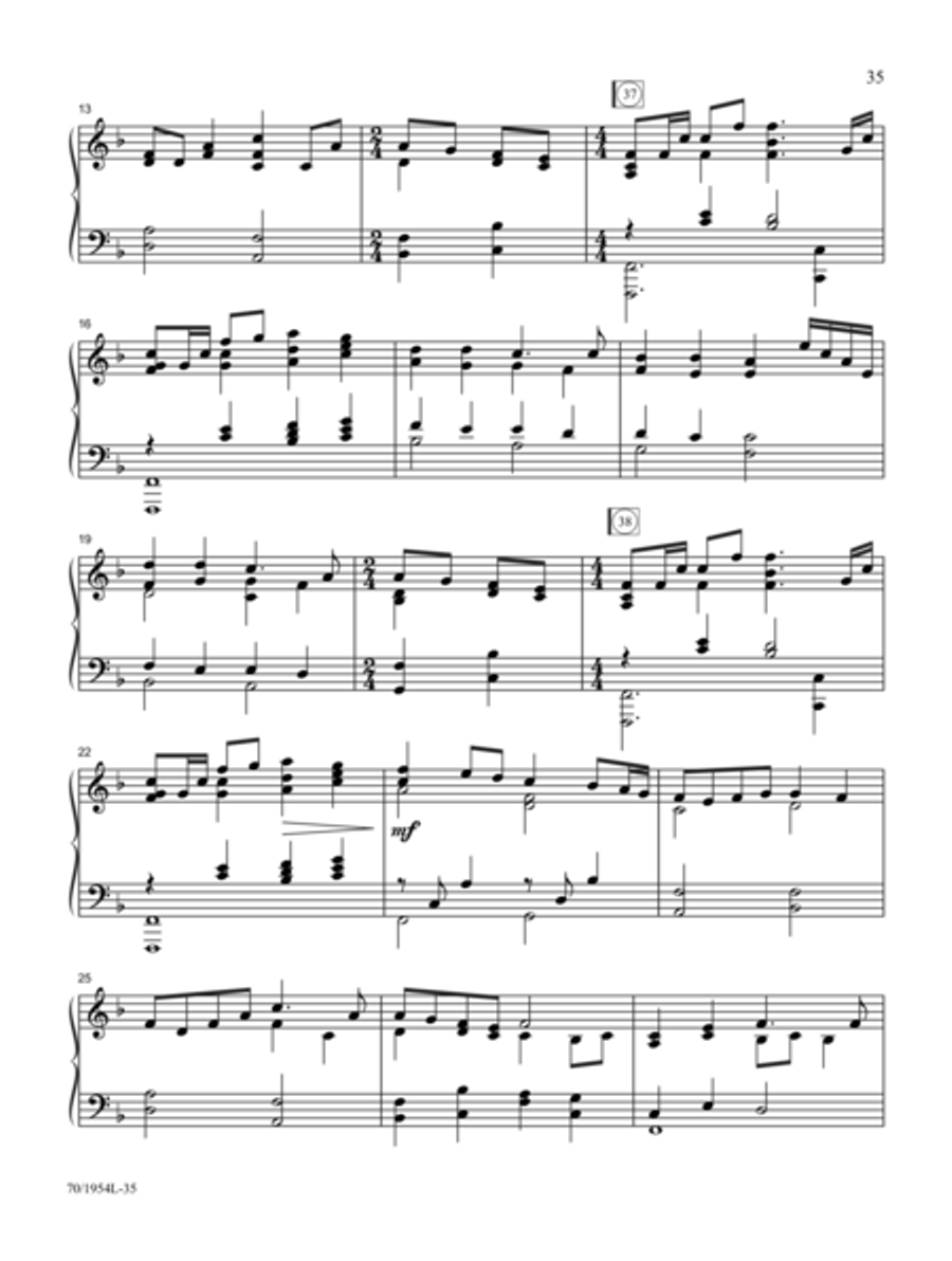Christmas in Ivory Piano Solo scores gallery preview page 22