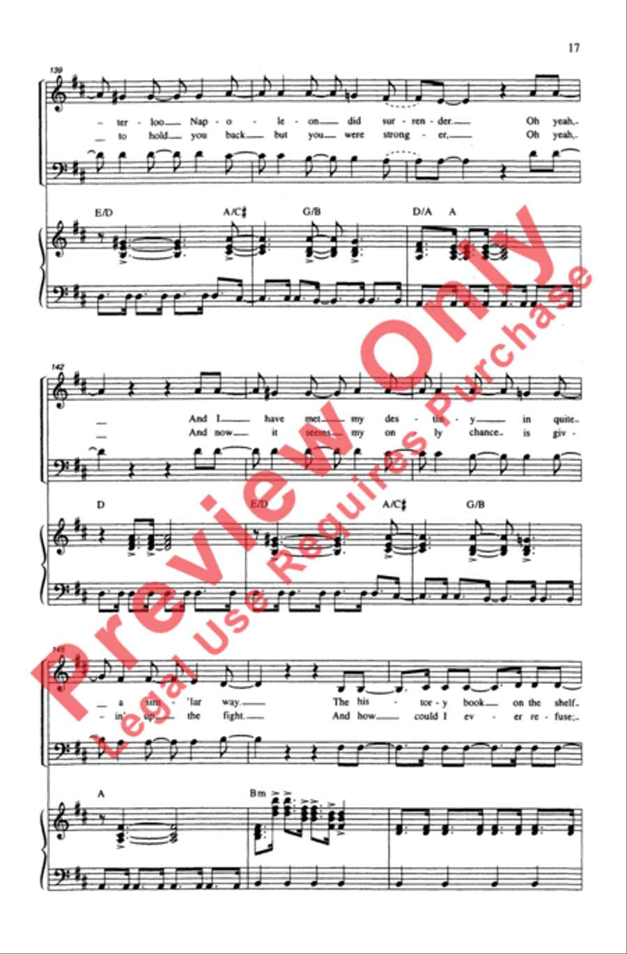 ABBA Forever! 4-Part scores gallery preview page 17