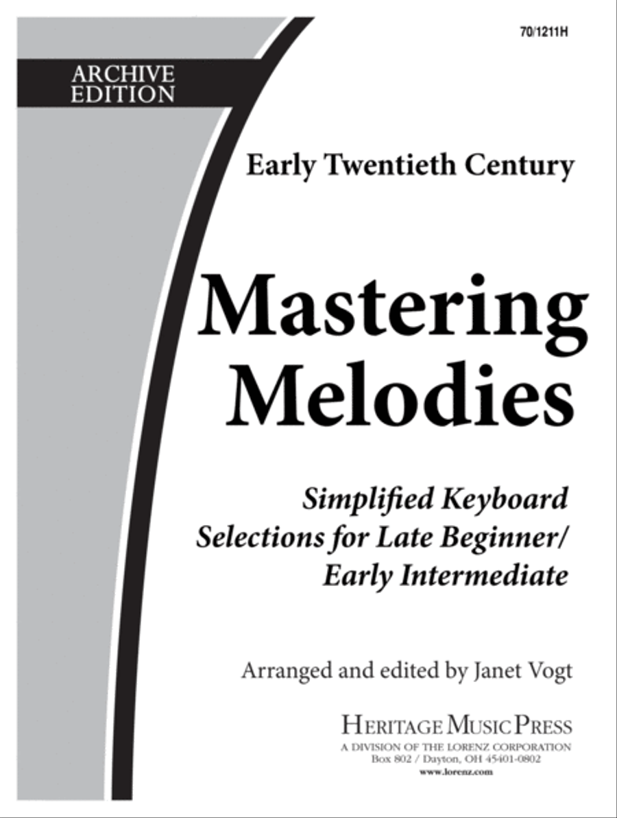 Mastering Melodies: Early Twentieth Century Piano Solo scores gallery preview page 1