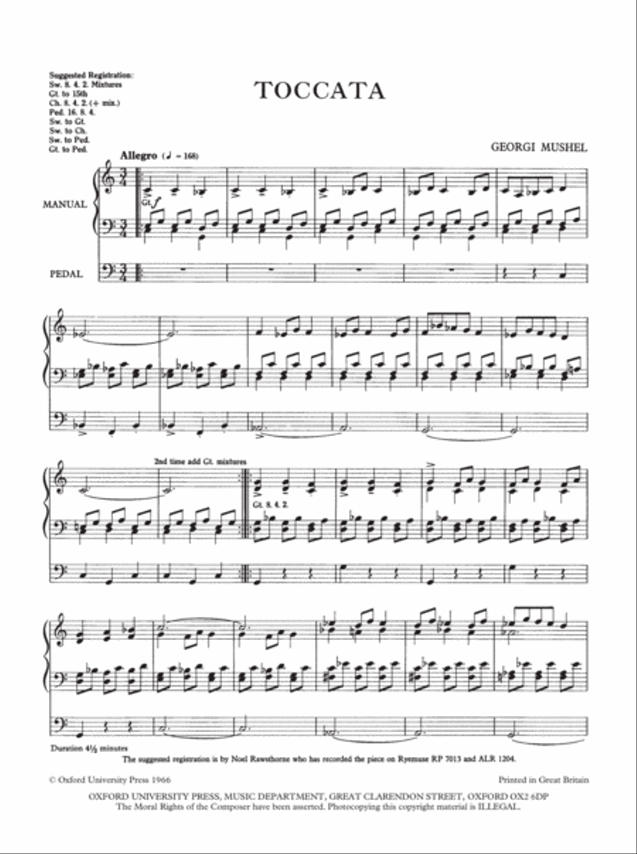 Toccata Toccata Organ Solo scores gallery preview page 2