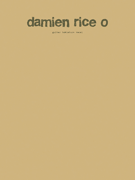 Damien Rice O (Guitar Tab)