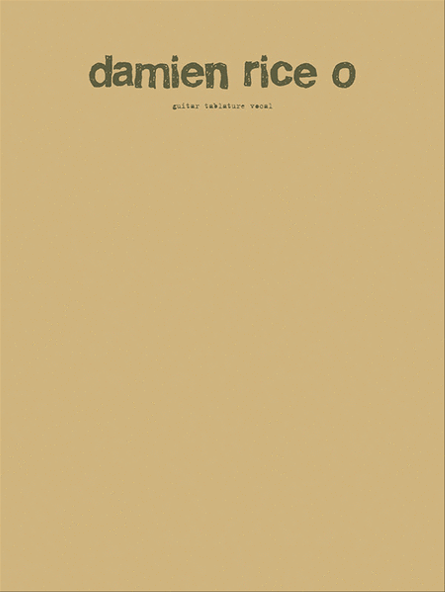 Damien Rice -- O Acoustic Guitar scores gallery preview page 1