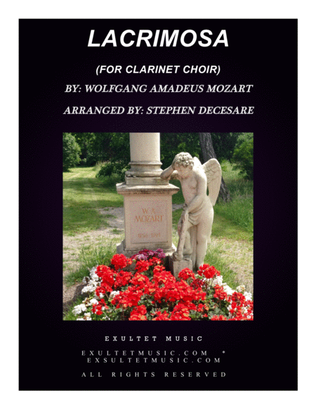 Book cover for Lacrimosa (Clarinet Choir and Piano)