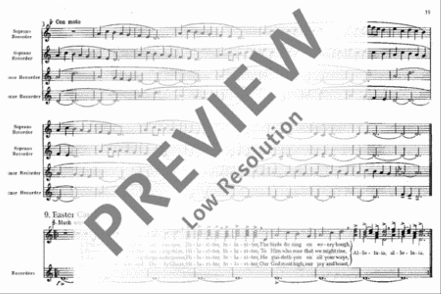 Music for Children Recorder scores gallery preview page 20