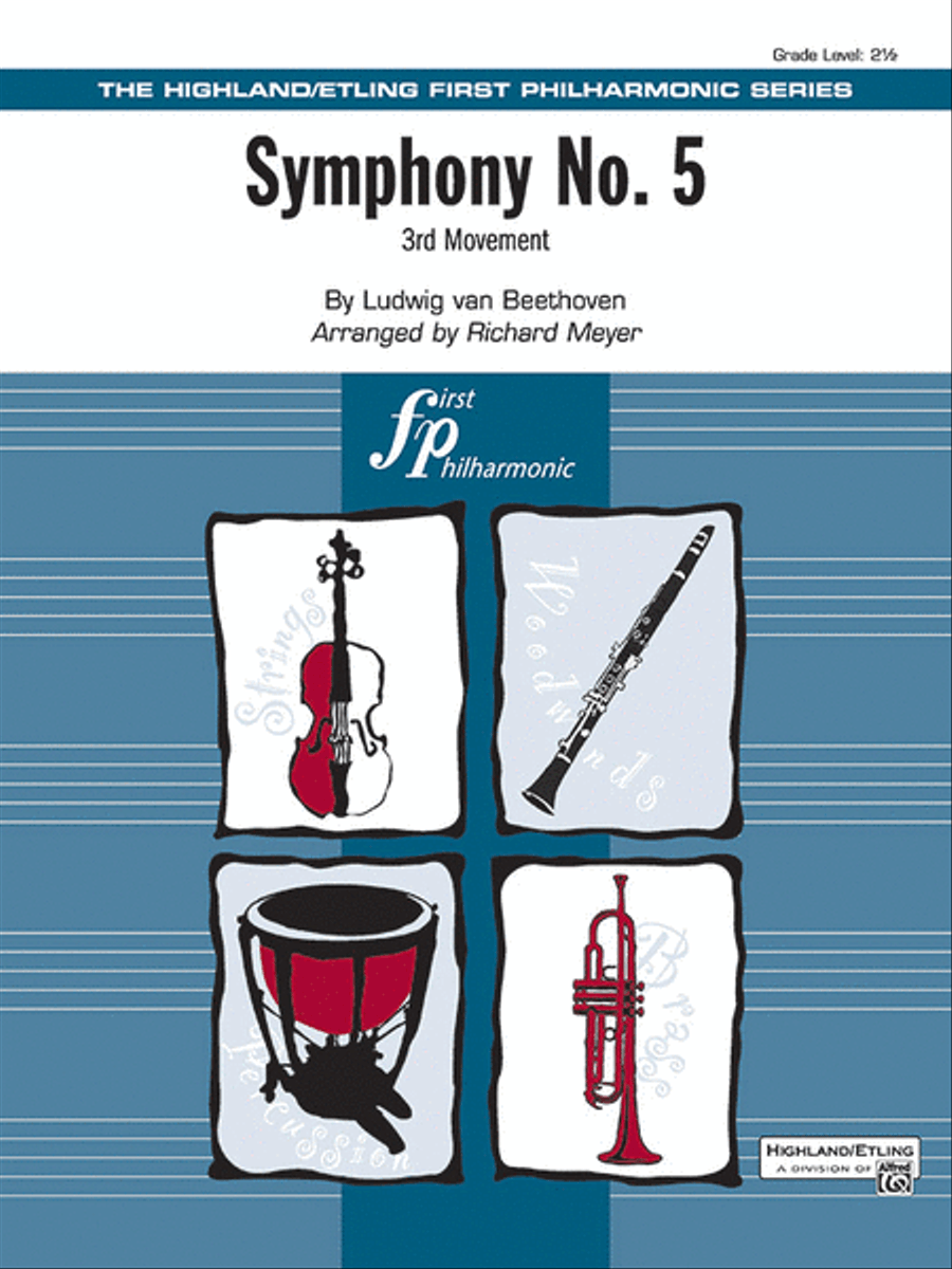 Symphony No. 5 Full Orchestra scores gallery preview page 1