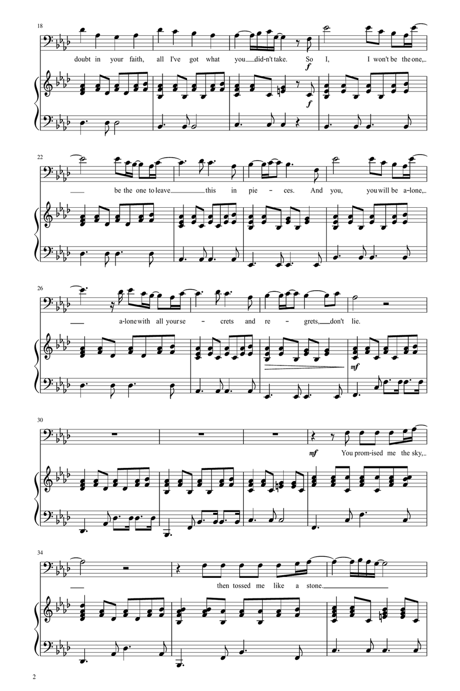 In Pieces Voice scores gallery preview page 2