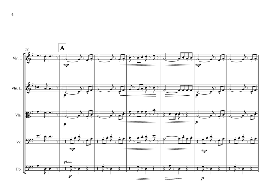 Vatican State National Anthem for String Orchestra String Orchestra scores gallery preview page 4