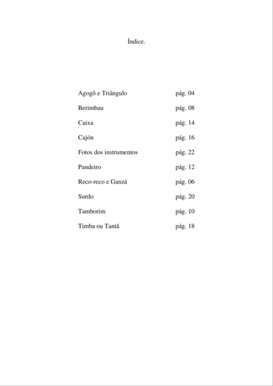 Percussão Percussão Percussion scores gallery preview page 3