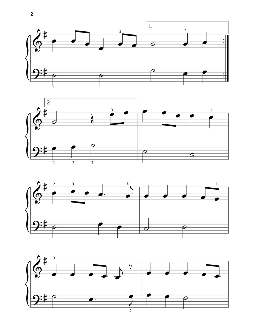 There Is None Like You Easy Piano scores gallery preview page 2