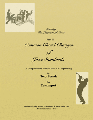Common Chord Changes of Jazz Standards for Trumpet