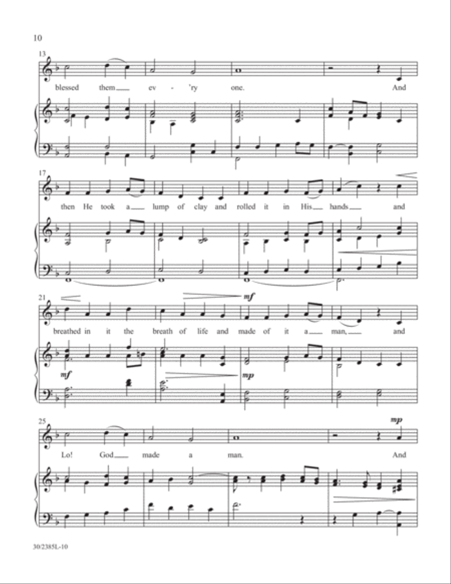 Simply Natalie Sleeth Unison Choir scores gallery preview page 11