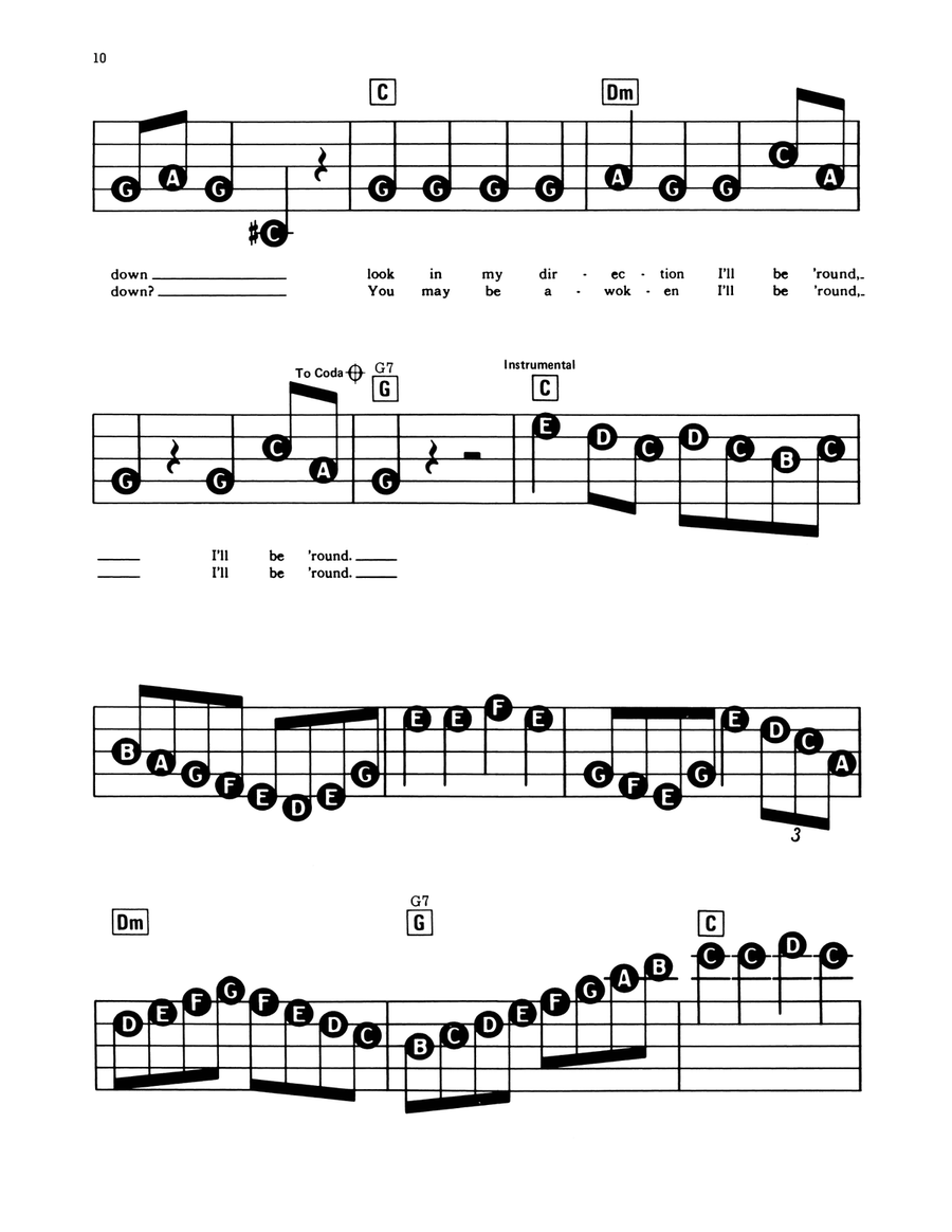 And Your Bird Can Sing Electronic Keyboard scores gallery preview page 2