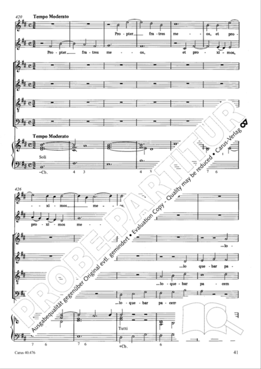 Psalm 121 (Laetatus sum) SA scores gallery preview page 42