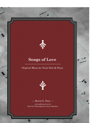 Songs of Love - original songs for vocal solo