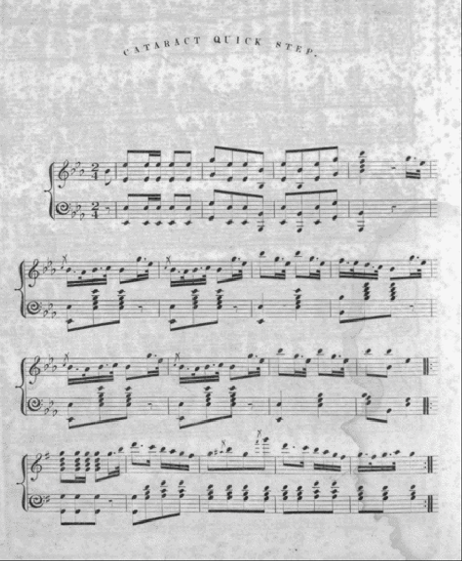 Cataract Quick Step Piano Solo scores gallery preview page 2