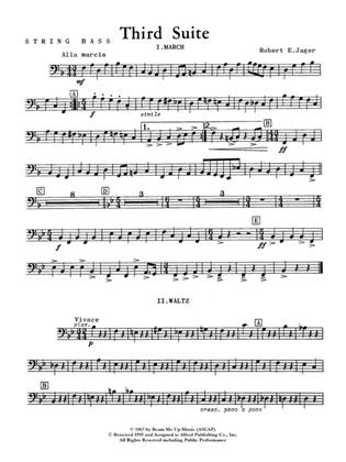 Third Suite (I. March, II. Waltz, III. Rondo): String Bass