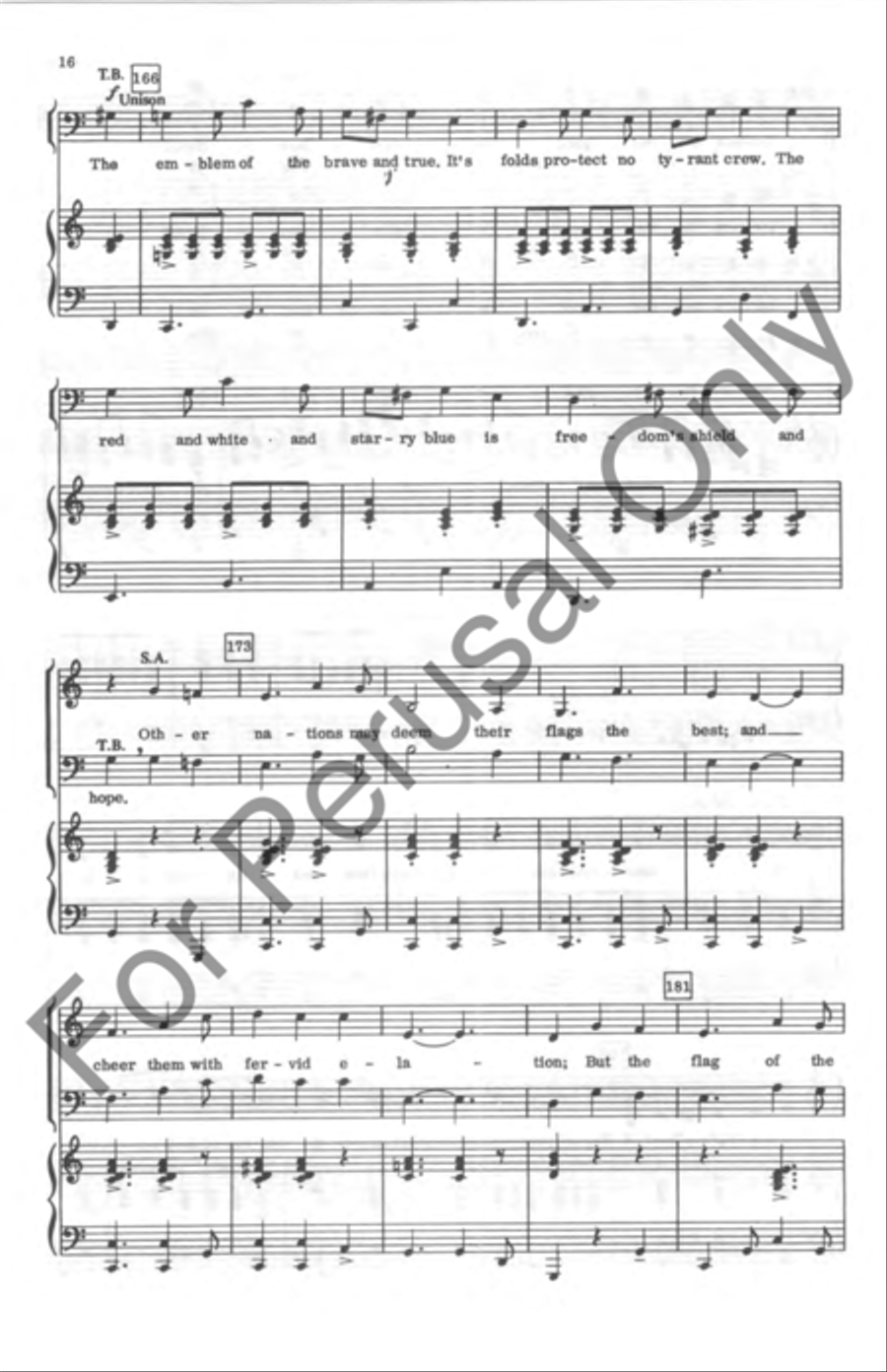 Americana Medley 4-Part scores gallery preview page 16
