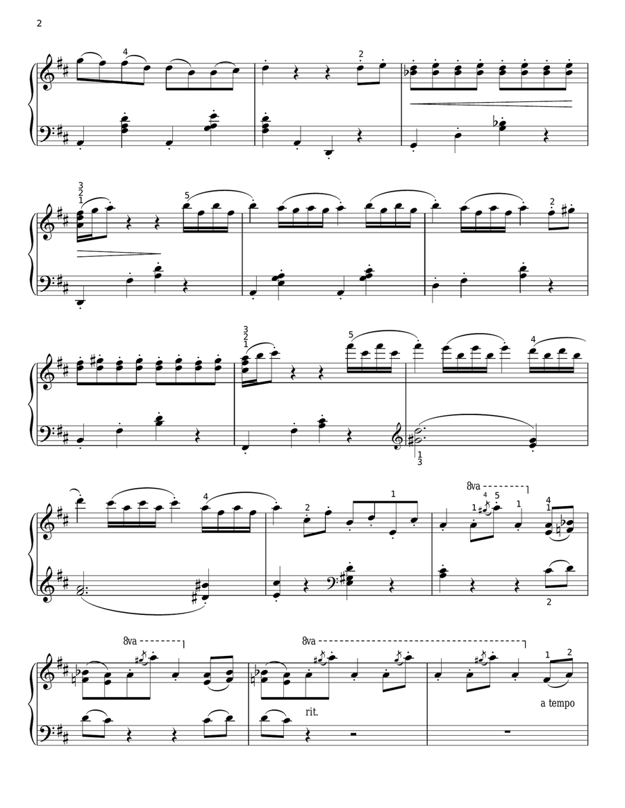Dance Of The Hours (from La Gioconda) (arr. Phillip Keveren) Piano Solo scores gallery preview page 2
